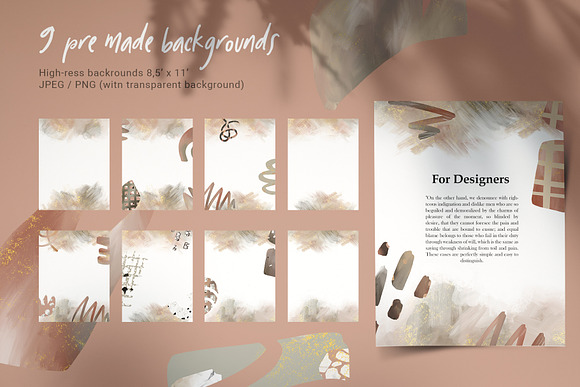 Monet Abstract Graphics Bundle in Illustrations - product preview 4