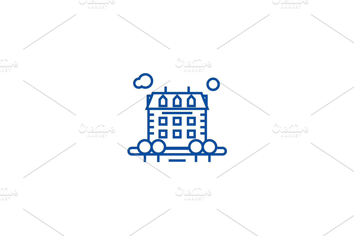 Property line icon concept. Property in Illustrations - product preview 8