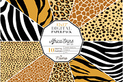Digital Papers - Africa Skins Set 01