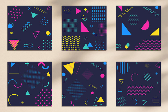 80's 90's Memphis Patterns in Graphics - product preview 1