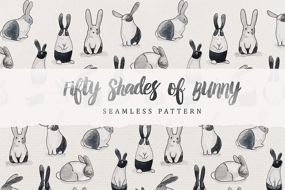 Fifty Shades of Bunny in Patterns - product preview 8