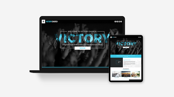 Church Website Template in Website Templates - product preview 1