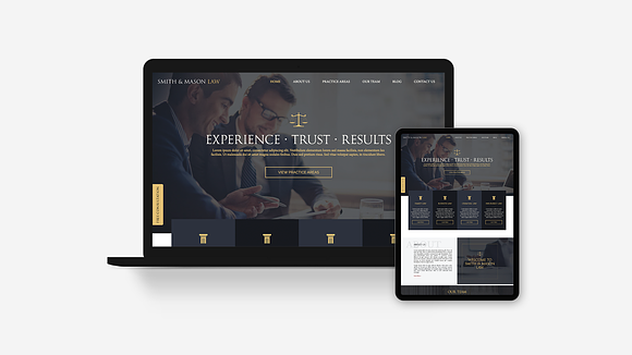 Law Firm Website Template in HTML/CSS Themes - product preview 1