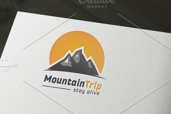 Mountain Peaks Logo in Logo Templates - product preview 1