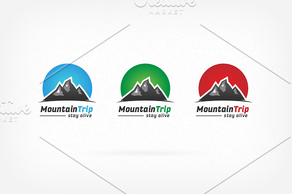 Mountain Peaks Logo in Logo Templates - product preview 2
