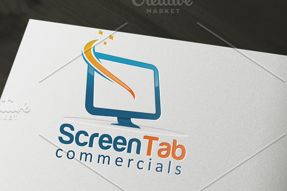 Screen Tab Logo in Logo Templates - product preview 1