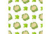 Cauliflower and Broccoli Seamless