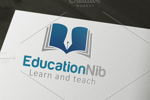 Education Writer Logo in Logo Templates - product preview 1
