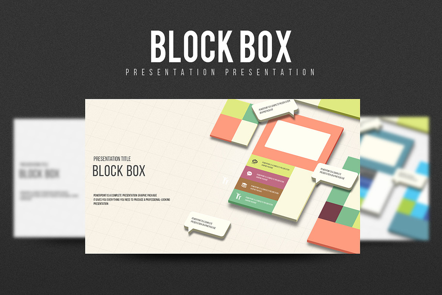Block Box in Presentation Templates - product preview 8
