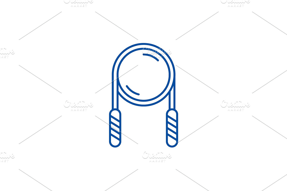 Rolling pin line icon concept in Illustrations - product preview 8
