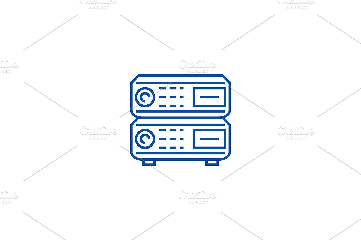 Router line icon concept. Router in Illustrations - product preview 8