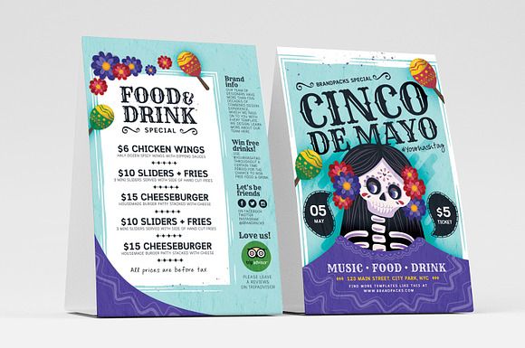 Cinco De Mayo Flyers / Posters Vol.3 in Flyer Templates - product preview 2