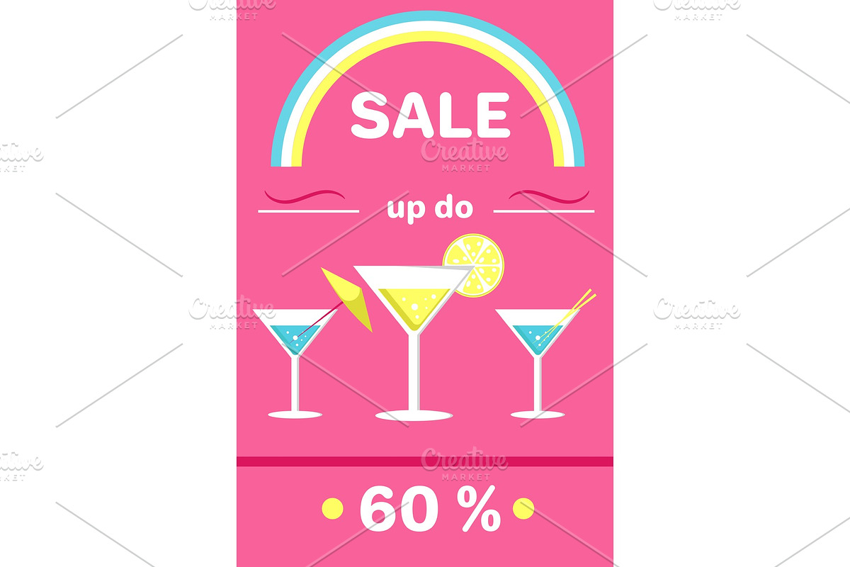 Summer Sale Poster with Holiday in Objects - product preview 8