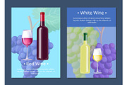 White Wine Poster with Text on