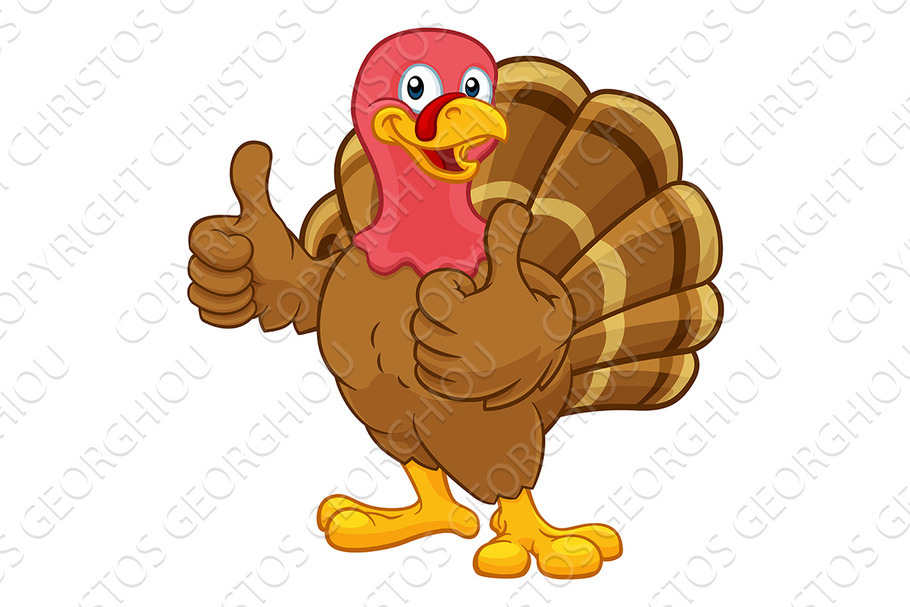 Turkey Thanksgiving or Christmas in Illustrations - product preview 8