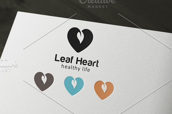 Healthy Heart Logo in Logo Templates - product preview 3