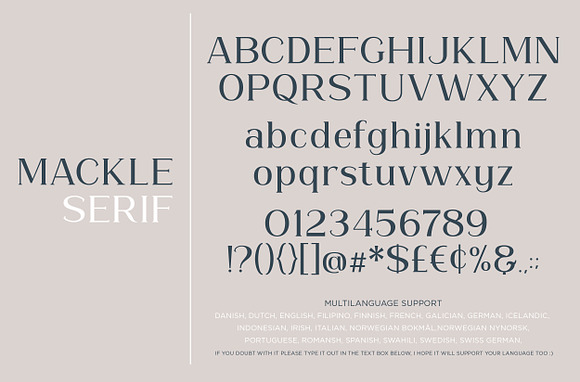 MACKLE | Serif & Handwriting Script in Serif Fonts - product preview 12
