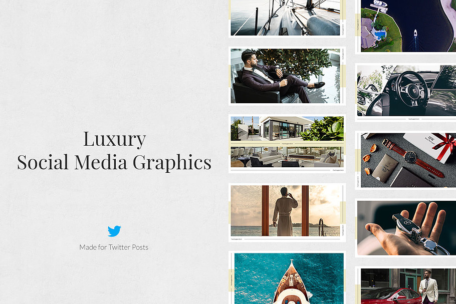 Luxury Twitter Posts in Twitter Templates - product preview 8