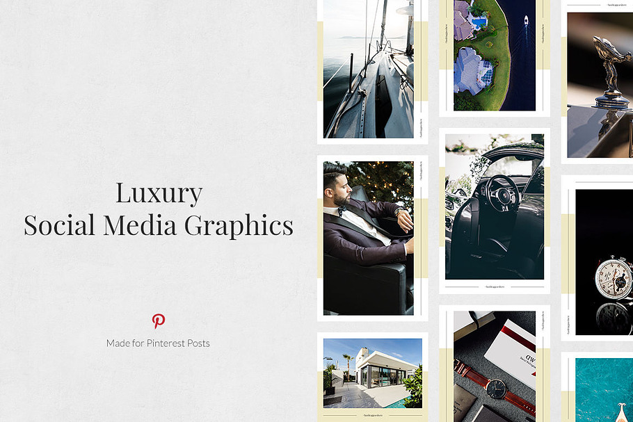 Luxury Pinterest Posts in Pinterest Templates - product preview 8