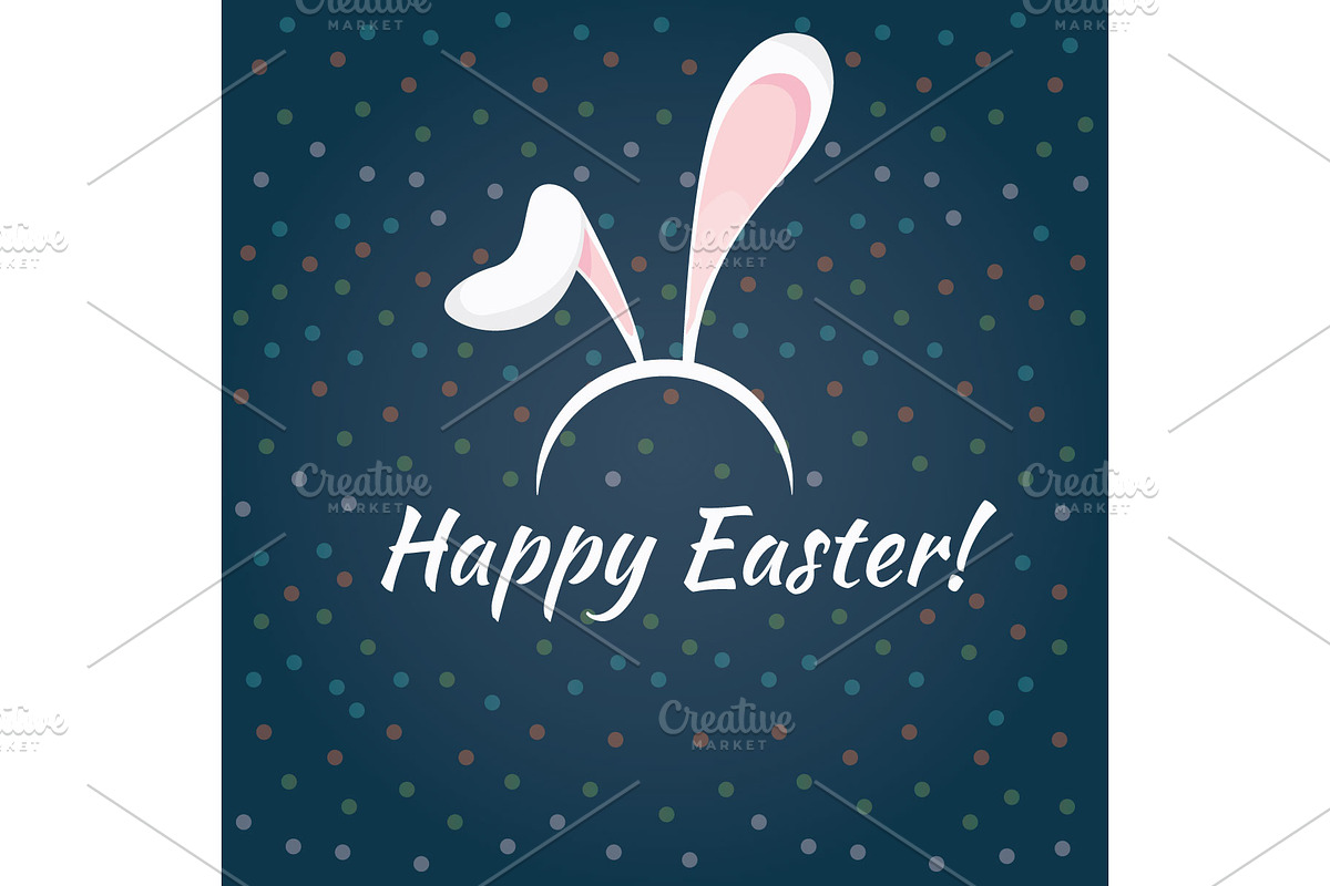 easter rabbit ears in Illustrations - product preview 8