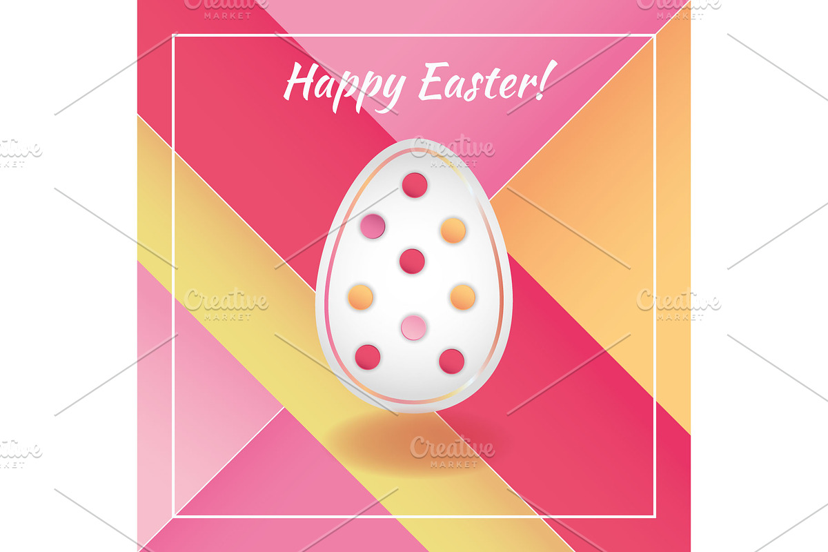 easter banner  template in Illustrations - product preview 8