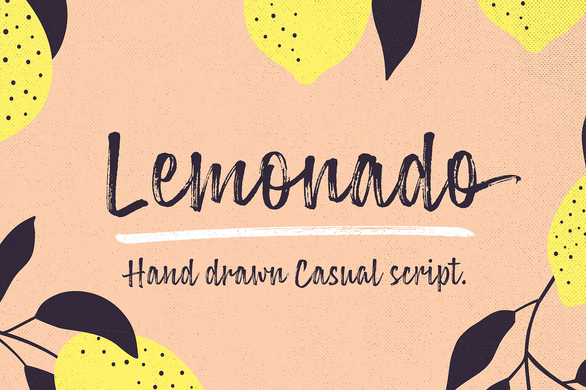 Lemonado in Script Fonts - product preview 8
