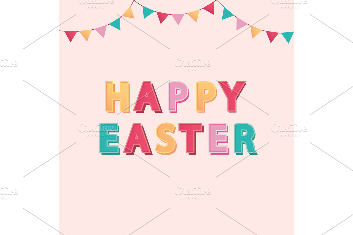Easter celebration banner background in Illustrations - product preview 8