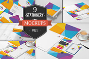 Branding Stationery Mockups Vol. 1
