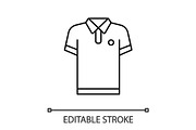 T-shirt linear icon