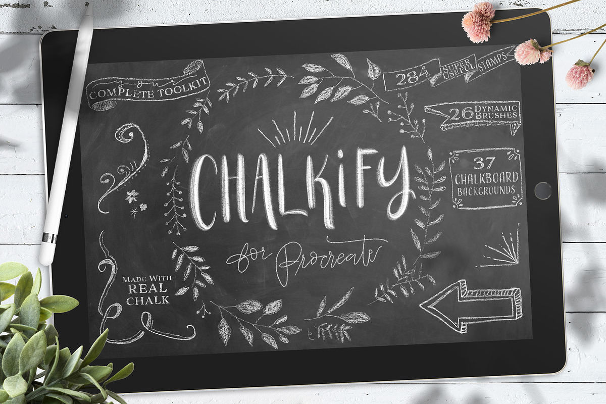 Chalkify Brushes for Procreate in Add-Ons - product preview 8