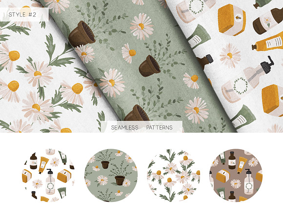 Camomile and Honey logo elements in Objects - product preview 7