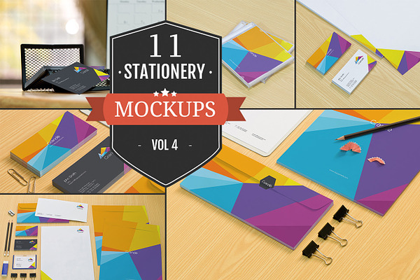 Branding Stationery Mockups Vol. 4