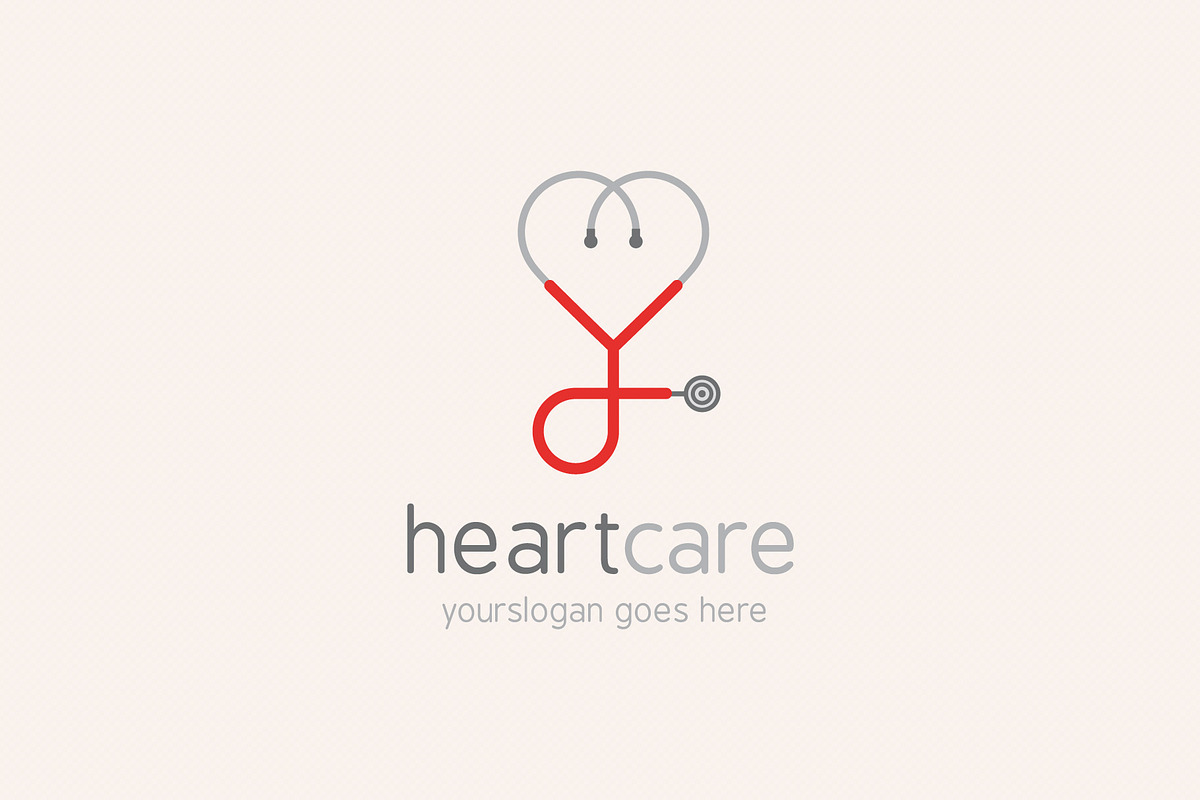 Heart Care Logo in Logo Templates - product preview 8