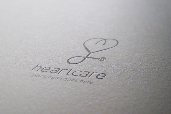 Heart Care Logo in Logo Templates - product preview 5