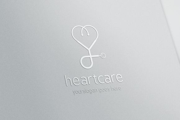 Heart Care Logo in Logo Templates - product preview 6