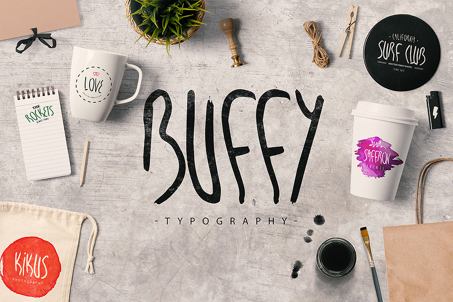 Buffy Script Typeface in Display Fonts - product preview 8