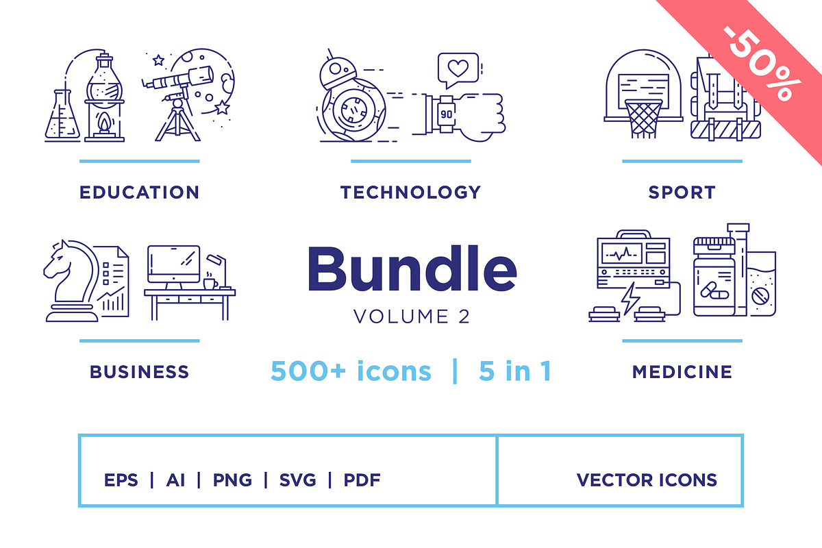 Bundle Vol 2 in Icons - product preview 8
