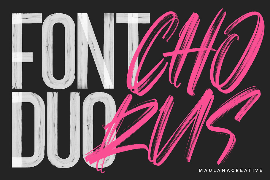 Chorus SVG Brush Font - Free Sans in Display Fonts - product preview 8