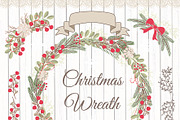 Vector christmas wreaths