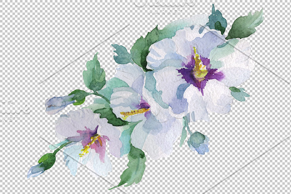 Bouquet The first smile watercolor in Illustrations - product preview 3