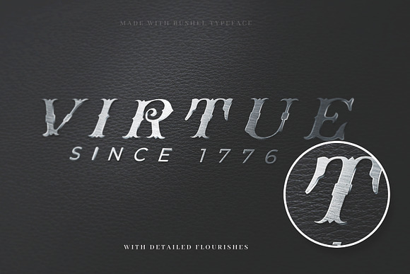 Bushel - A vintage Flourish Font in Display Fonts - product preview 4