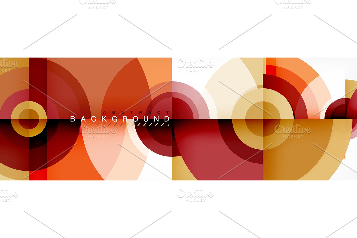 Modern circle background in Illustrations - product preview 8
