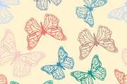 Cute detailed butterflies