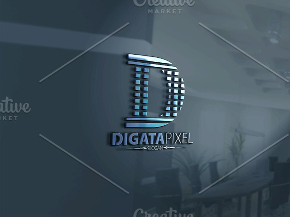 D Letter Logo in Logo Templates - product preview 1