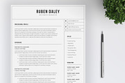 Simple Resume and Cover letter