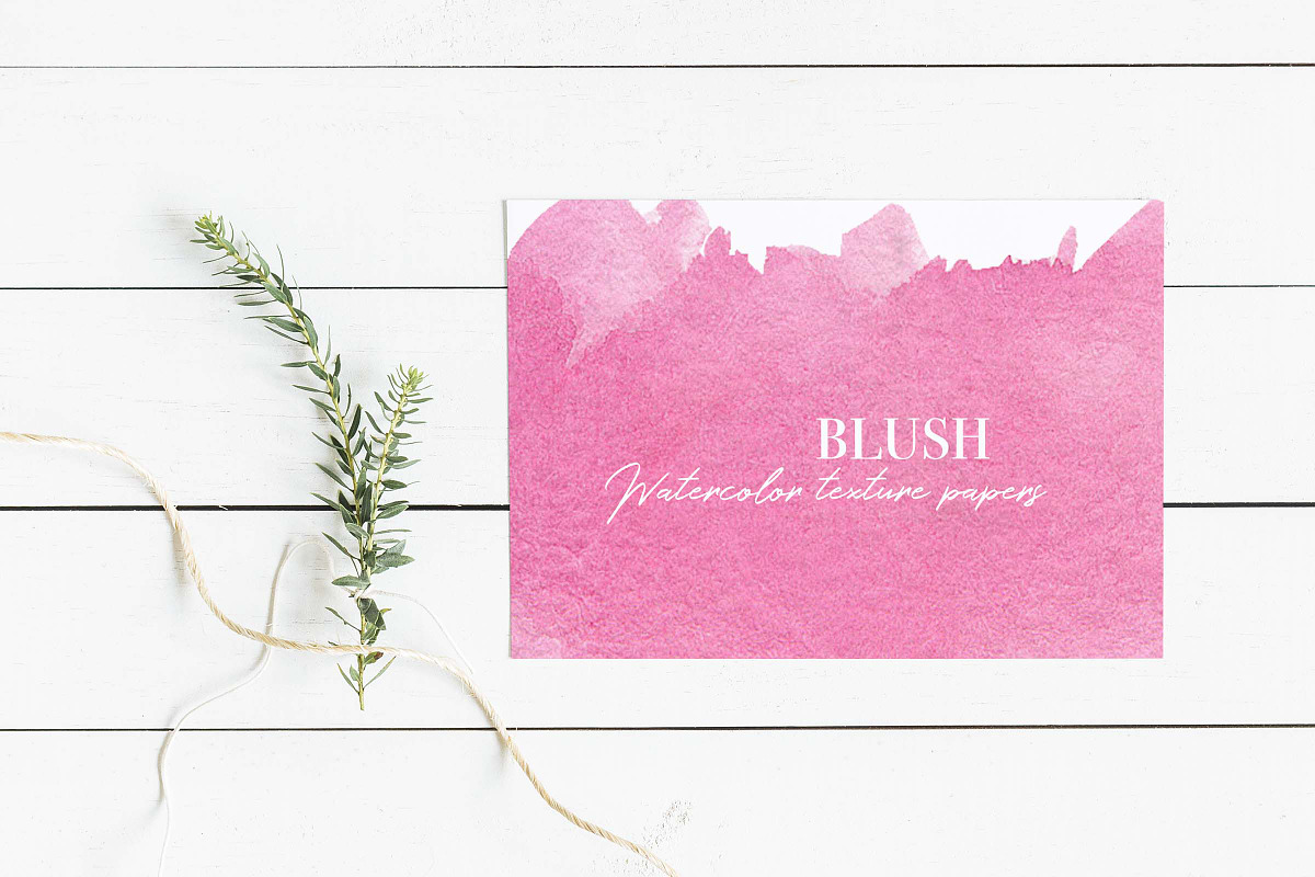Blush Watercolor Textures in Textures - product preview 8