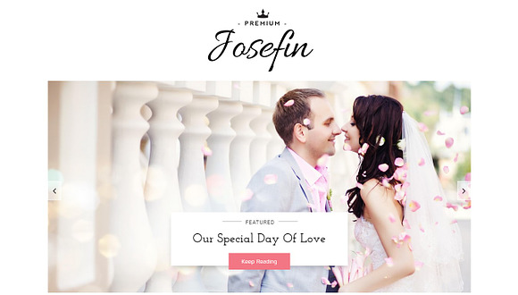 Responsive Blogger Template- Josefin in Website Templates - product preview 1