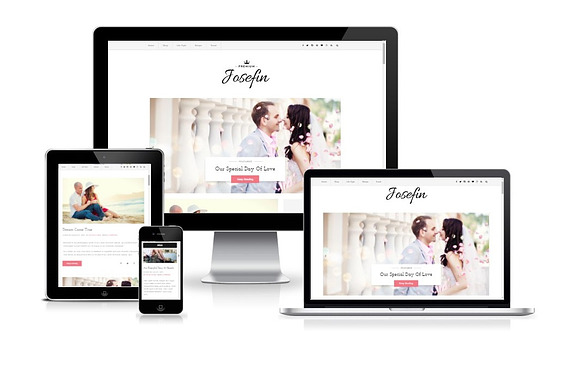 Responsive Blogger Template- Josefin in Website Templates - product preview 3