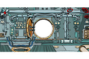 compartment or command deck of a