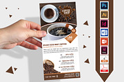 Rack Card | Coffee Shop DL Flyer V-1